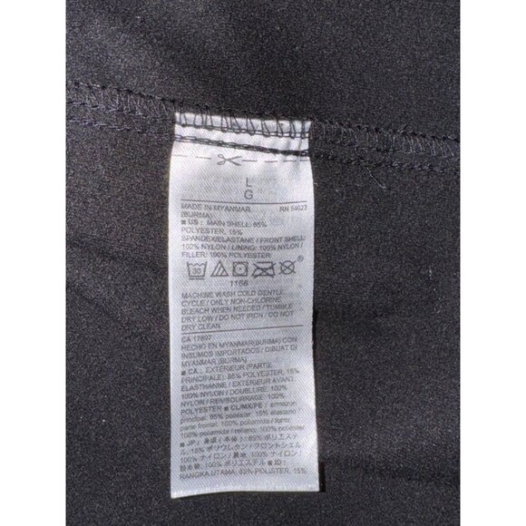 Old Navy Active Womens Lightweight Black Full-Zip Jacket With Quilted Front & Th - Picture 3 of 10